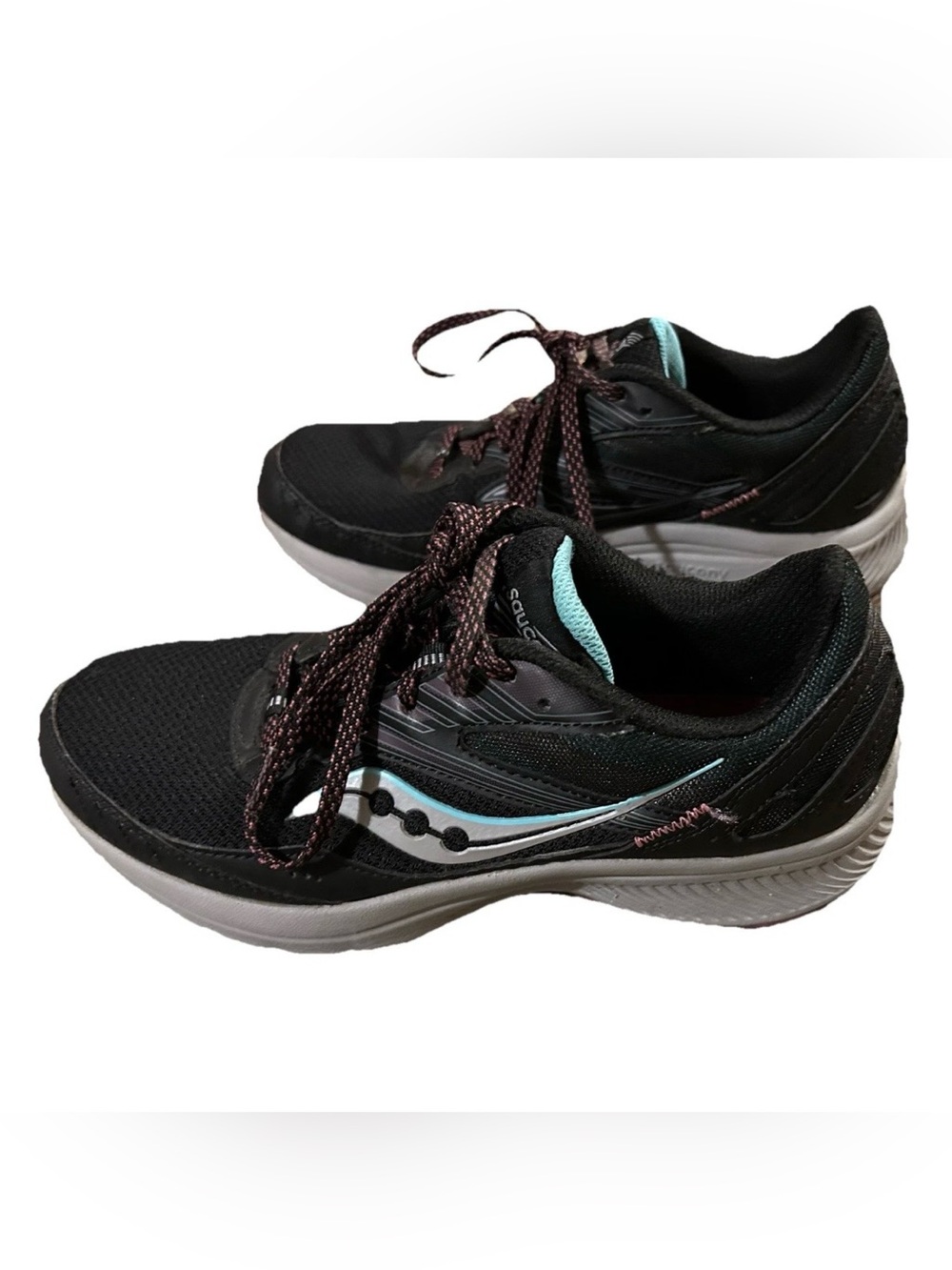 Saucony Cohesion TR15 Black Teal Purple Running Shoes S10706-05 Women's SIZE 7.5